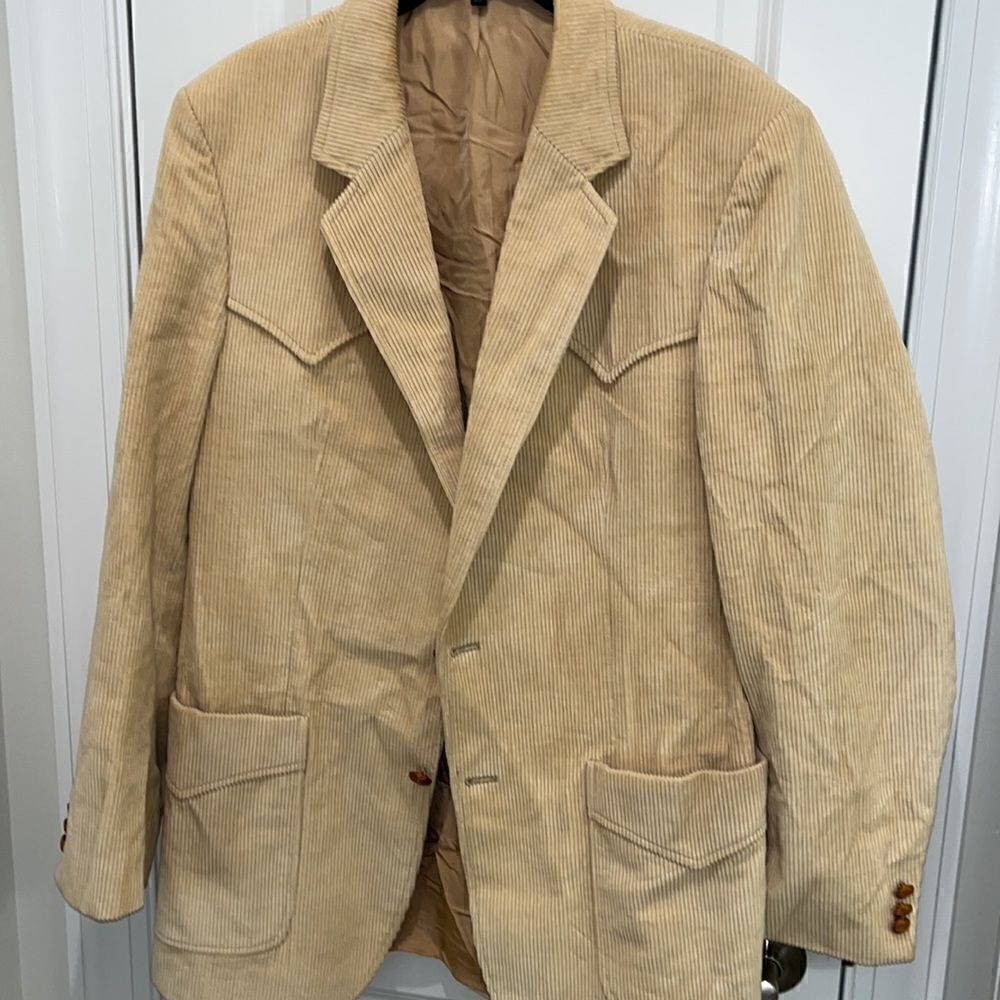 Vintage Brad Whitney Carmel California Corduroy western ranch jacket retro 70’s